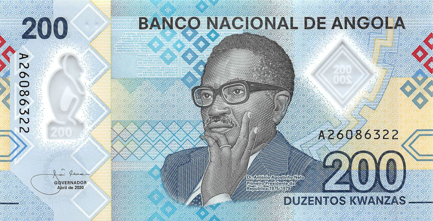 P-160a - Angola 200 Kwansa 2020 Unc