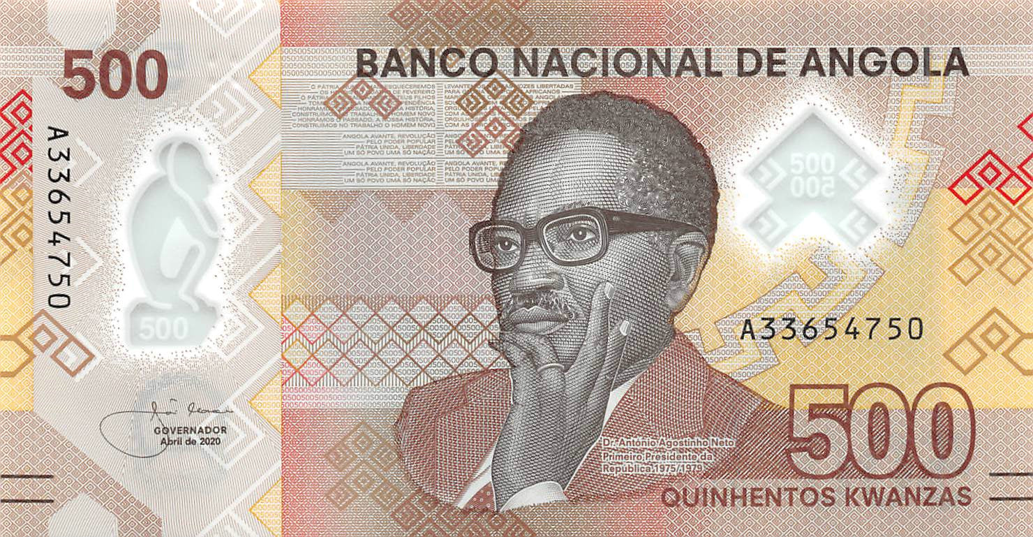 P-161a - Angola 500 Kwansas 2020 Unc