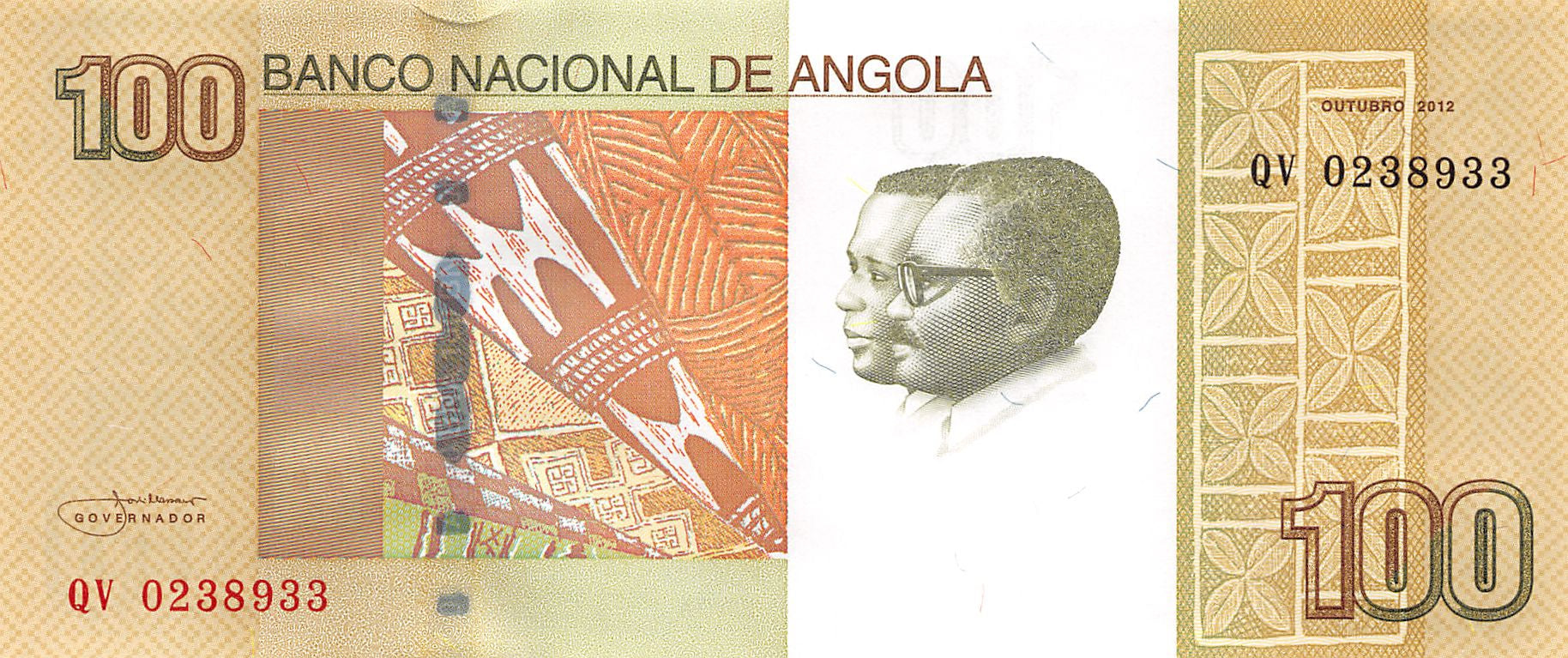 P-153a - Angola 100 Kwansas 2012 Unc