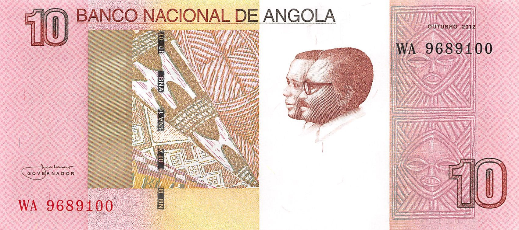 P-151Ba - Angola 10 Kwansas 2012 Unc
