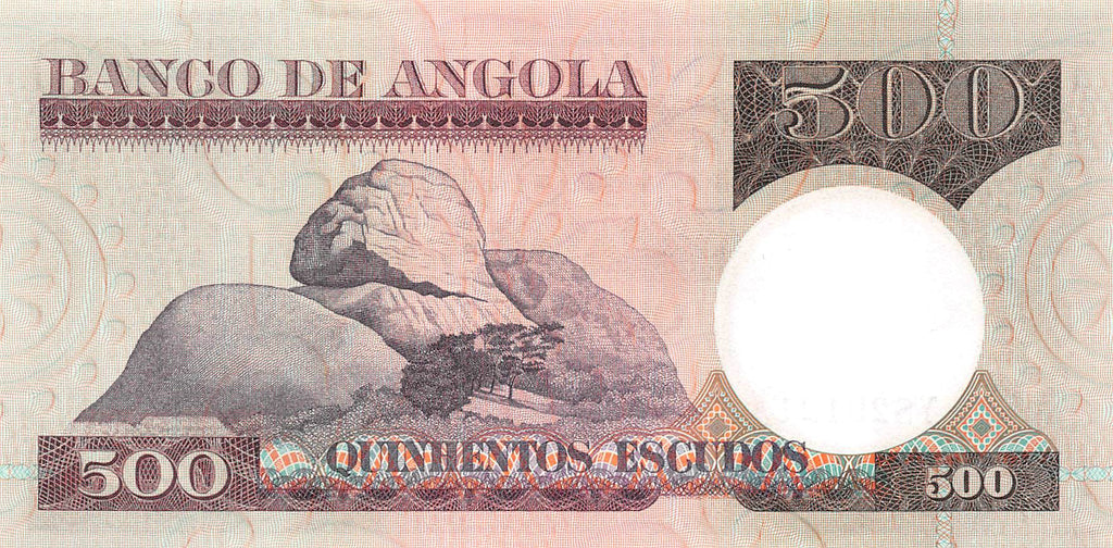 P-107a - Angola 500 Escudos 1973 Unc
