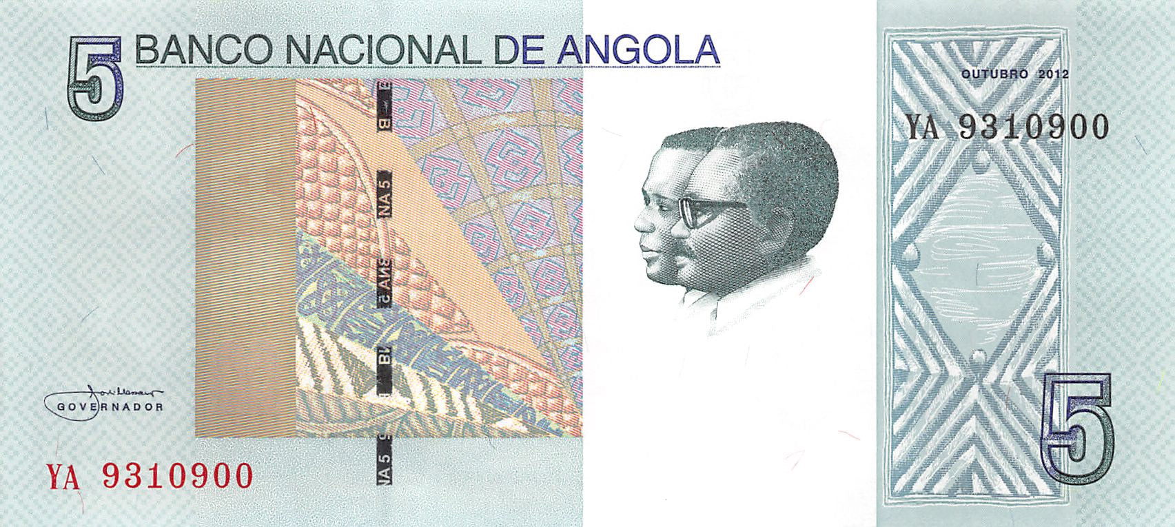 P-151Ba - Angola 5 Kwansas 2012 Unc