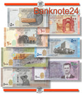 P-112-118 Syrië Set 50-5000 Pounds Compleet set Unc