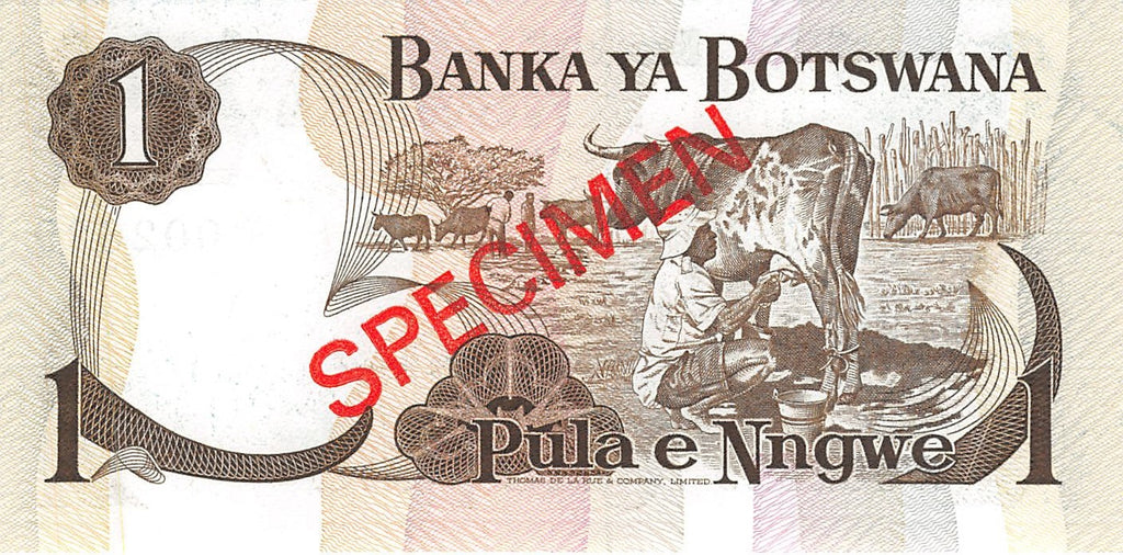 Botswana 37 Pula 1979 Specimen Collectorset (P-CS1/CS5)