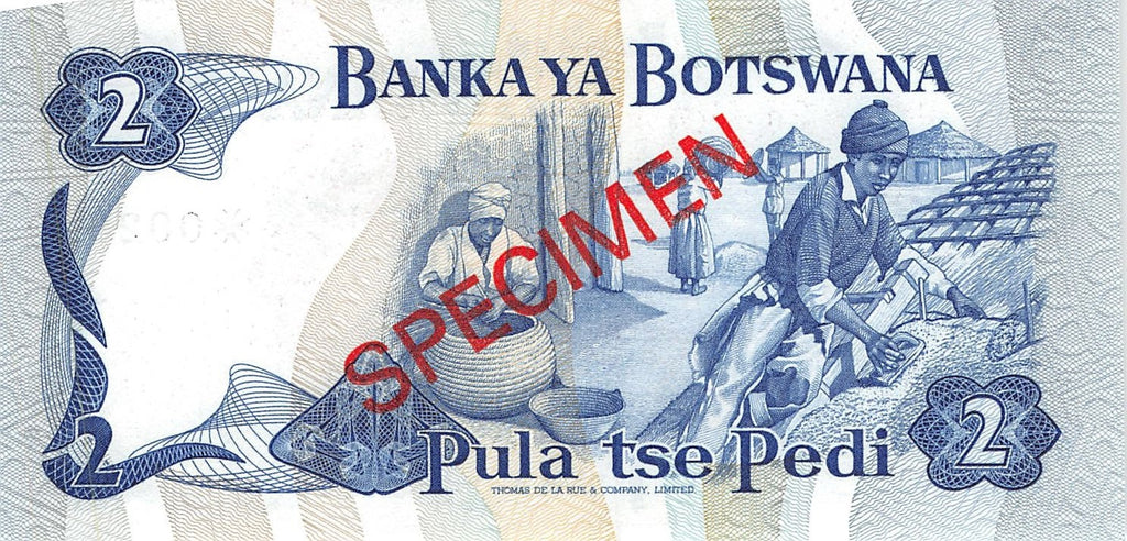 Botswana 37 Pula 1979 Specimen Collectorset (P-CS1/CS5)
