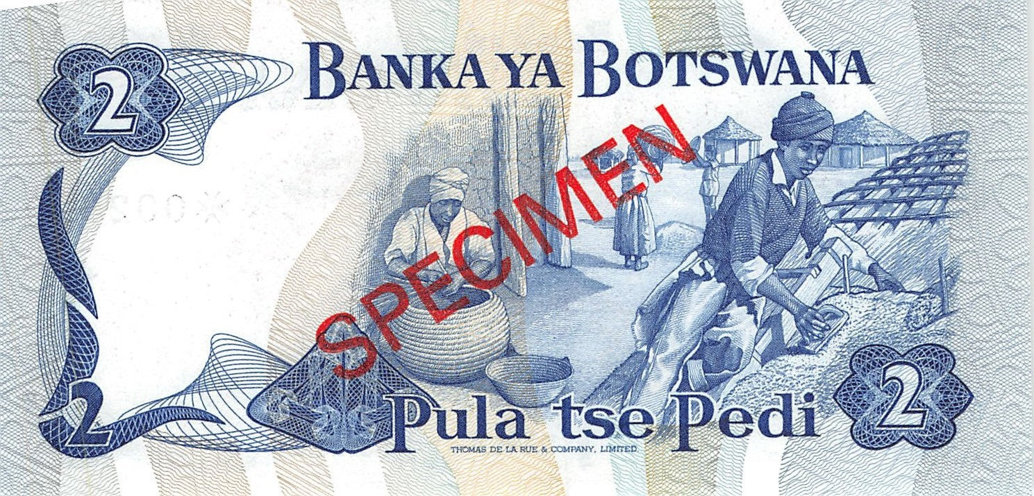 Botswana 37 Pula 1979 Specimen Collectorset (P-CS1/CS5)