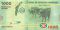 P-51a - Burundi 1000 Francs 2015 Unc