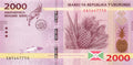 P-52a - Burundi 2000 Francs 2015 Unc
