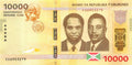 P-54a - Burundi 10000 Francs 2015 Unc