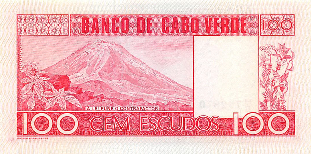 P-54a - Kaapverdië 100 Escudos 1977 Unc