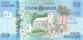 P-10a Cook Islands 50 Dollars 1992 Unc
