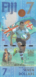 P-120a Fiji Islands 7 Dollars 2017 Unc
