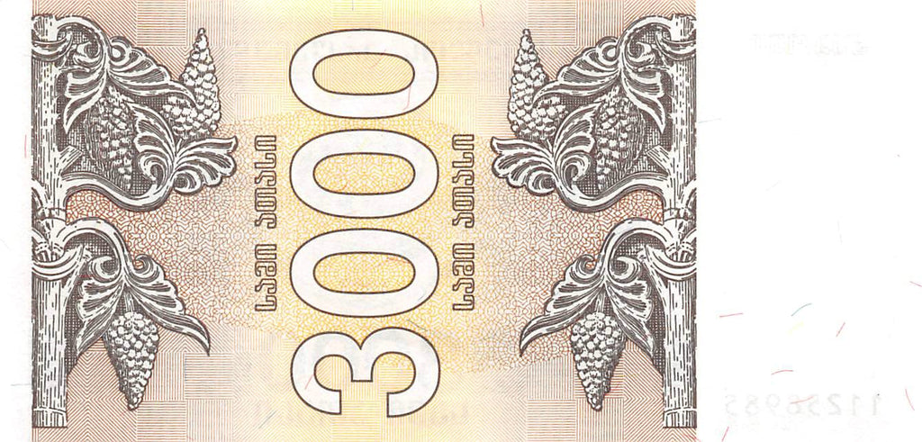 P-045 Georgia 3.000 Kuponi 1993 Unc