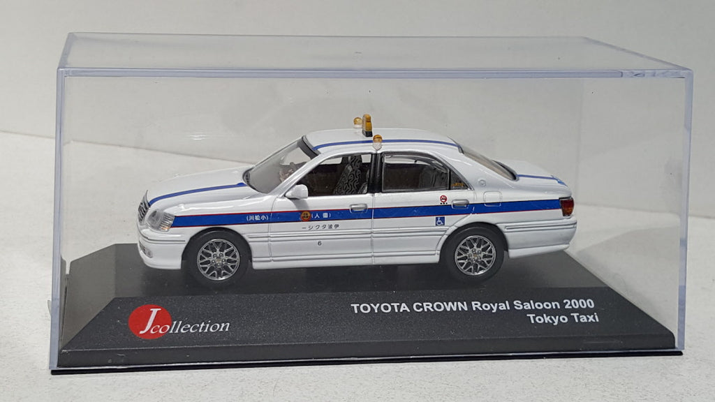 J-Collection Toyota Crown Royal Saloon Taxi Tokyo RHD, 2000 - Schaal 1:43