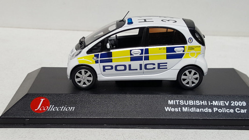 J-Collection Mitsubishi i-Miev West Midlands Police Wit 2009 - Schaal 1:43