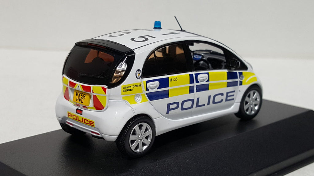 J-Collection Mitsubishi i-Miev West Midlands Police Wit 2009 - Schaal 1:43
