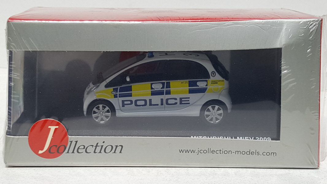 J-Collection Mitsubishi i-Miev West Midlands Police Wit 2009 - Schaal 1:43