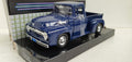 MotorMax Ford F-100 Pick-up, blauw, 1956 - Schaal 1:24