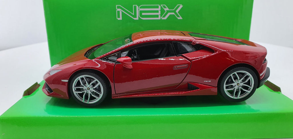 Welly Lamborghini Huracan LP 610-4 Rood - Schaal 1:24