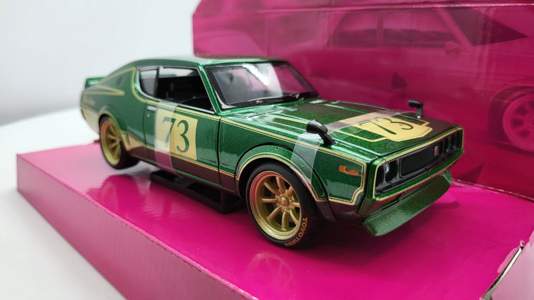Maisto Nissan Skyline 2000 GT-R 1973 Groen – 1:24