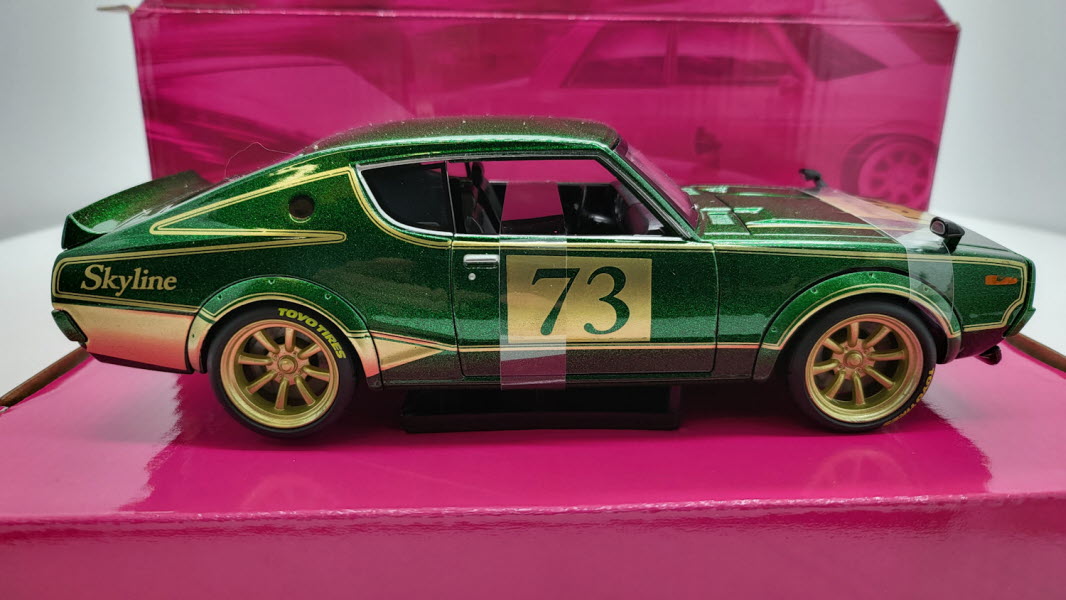 Maisto Nissan Skyline 2000 GT-R 1973 Groen – 1:24