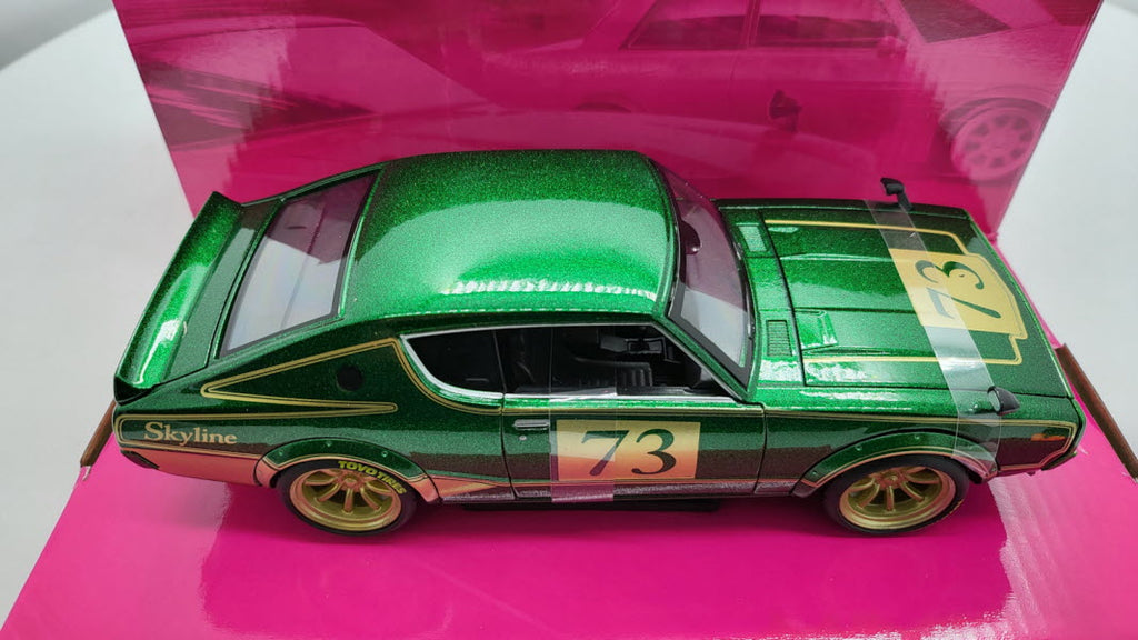 Maisto Nissan Skyline 2000 GT-R 1973 Groen – 1:24