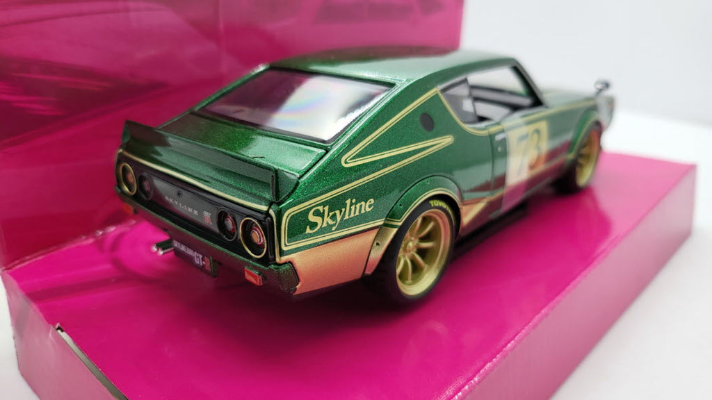 Maisto Nissan Skyline 2000 GT-R 1973 Groen – 1:24