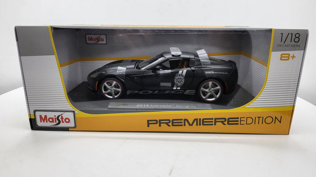 Maisto Chevrolet Corvette C7 Stingray Matt Zwart Police 2014 - Schaal 1:18