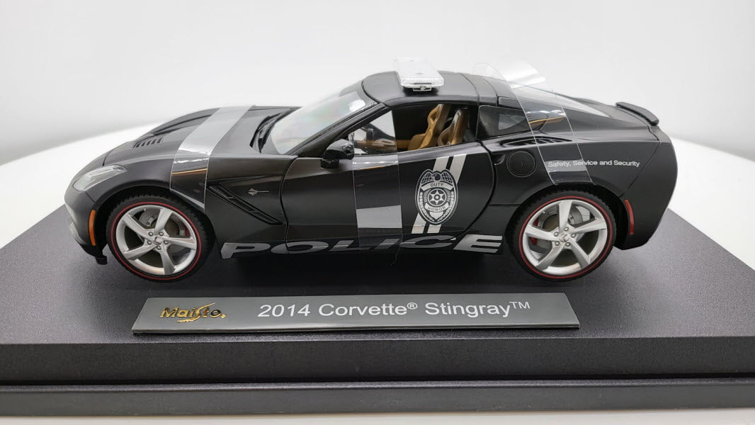 Maisto Chevrolet Corvette C7 Stingray Matt Zwart Police 2014 - Schaal 1:18