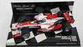 Minichamps Honda Super Aguri F1 Team Showcar Y. Sato Wit-Rood 2007 - Schaal 1:43