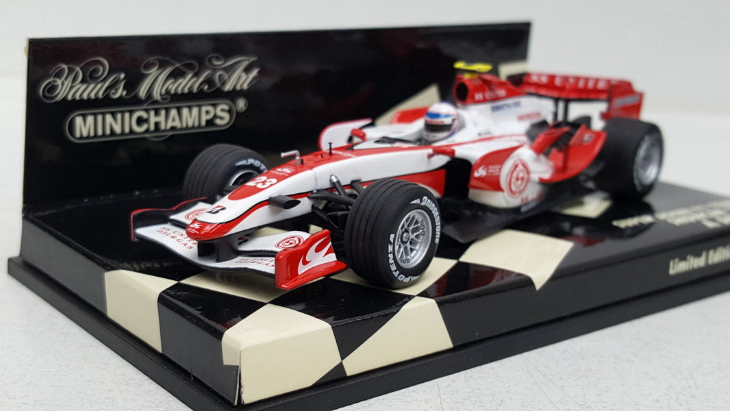 Minichamps Honda Super Aguri F1 Team Rood-Wit 2007 - Schaal 1:43