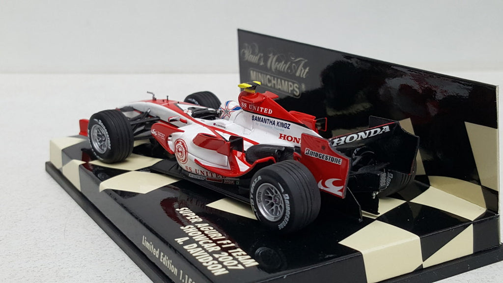 Minichamps Honda Super Aguri F1 Team Rood-Wit 2007 - Schaal 1:43