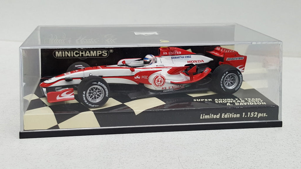 Minichamps Honda Super Aguri F1 Team Rood-Wit 2007 - Schaal 1:43
