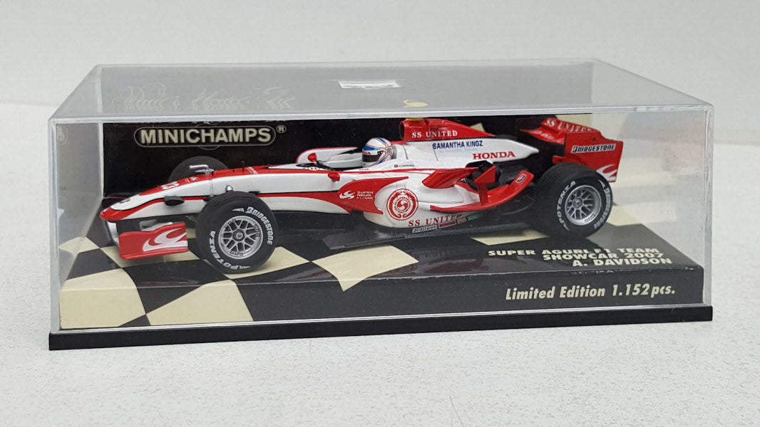 Minichamps Honda Super Aguri F1 Team Rood-Wit 2007 - Schaal 1:43