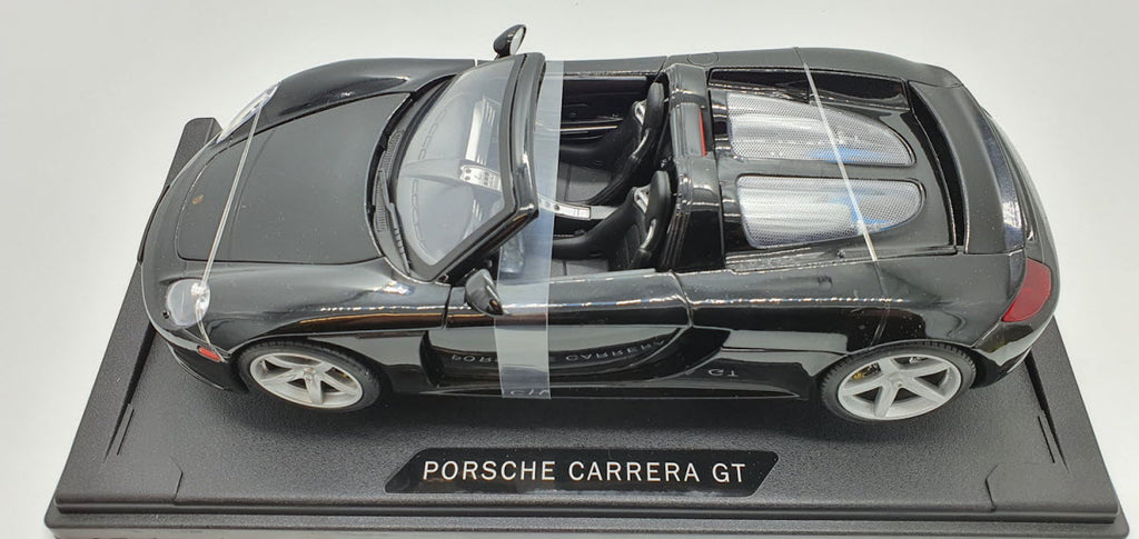 MotorMax: Porsche Carrera GT Zwart - Schaal 1:18