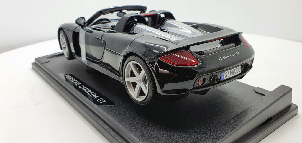MotorMax: Porsche Carrera GT Zwart - Schaal 1:18