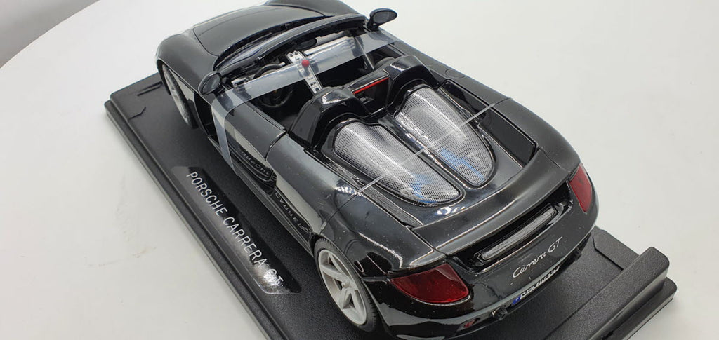 MotorMax: Porsche Carrera GT Zwart - Schaal 1:18