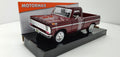MotorMax Ford F-100 PickUp Donkerrood metallic 1969 - Schaal 1:24