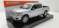 MotorMax Ford F150 Limited Crew Cab Zilver 2019 - Schaal 1:24