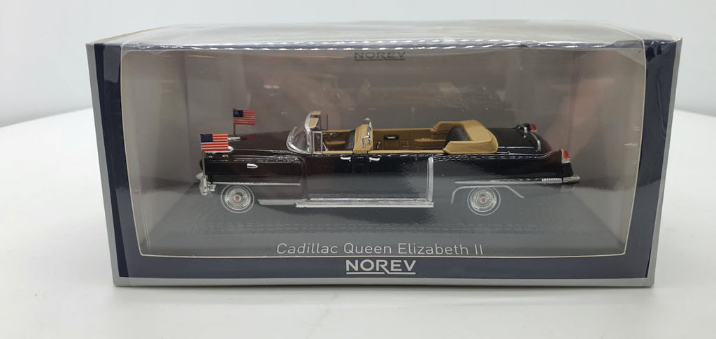 Norev Cadillac Queen Elizabeth II Zwart 1956 - Schaal 1:43