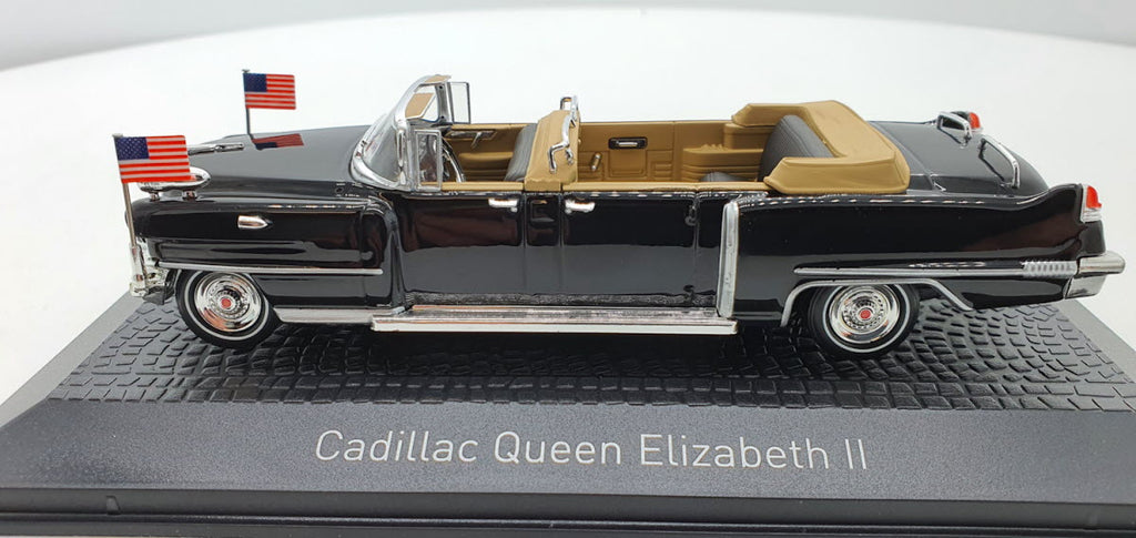 Norev Cadillac Queen Elizabeth II Zwart 1956 - Schaal 1:43