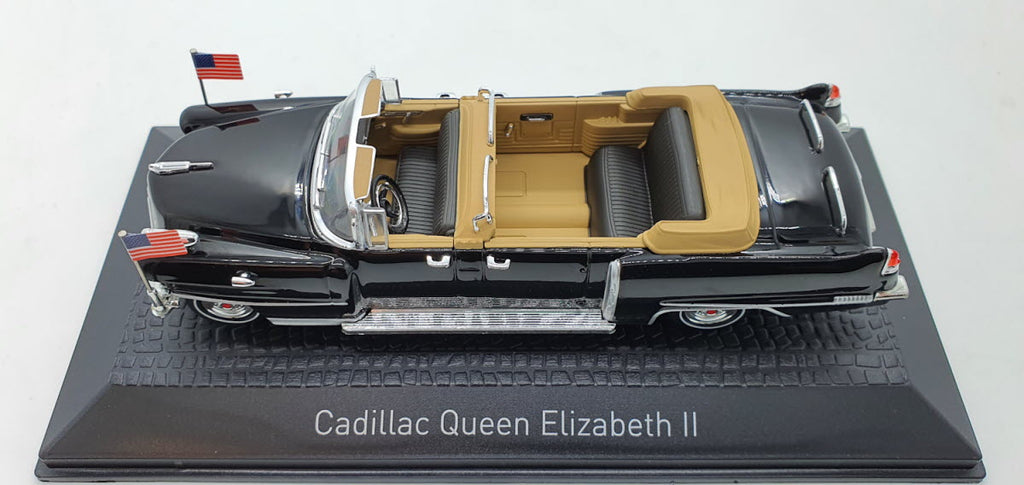 Norev Cadillac Queen Elizabeth II Zwart 1956 - Schaal 1:43