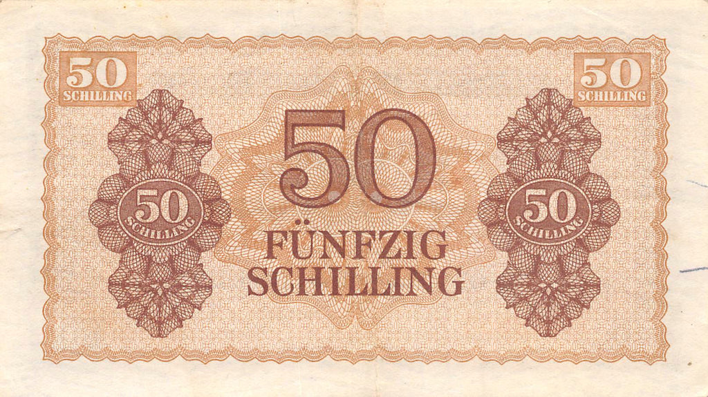 P-109 Austria 50 Schilling 1944 Vf