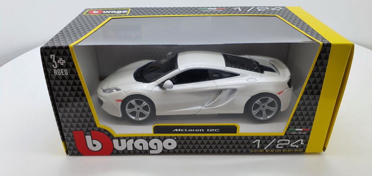 Bburago McLaren 12C Wit - Schaal 1:24