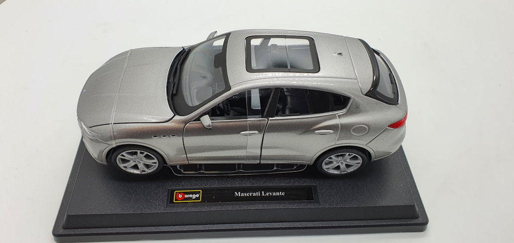 Bburago Maserati Levante Zilvergrijs Metallic - Schaal 1:24