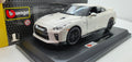Bburago Nissan GT-R Wit 2017 - Schaal 1:24