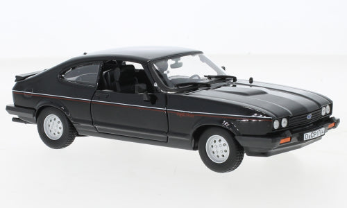 Bburago Ford Capri MK III Injection Zwart 1982 - Schaal 1:24