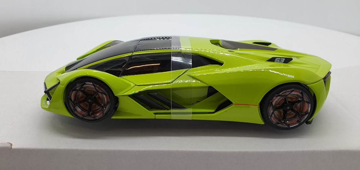 Bburago Lamborghini Terzo Millennio Lime Green 2019 - Schaal 1:24