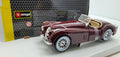Bburago Jaguar XK 120 Roadster Donker Rood 1951 - Schaal 1:24