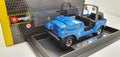 Bburago Jeep Wrangler Blauw - Schaal 1:24